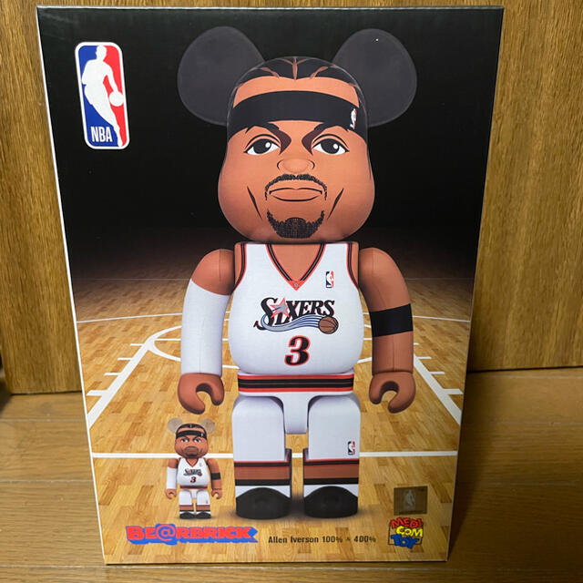 【新品】 BE@RBRICK Allen Iverson 100％ ＆ 400％