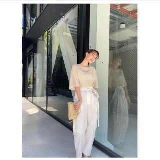 トゥデイフル(TODAYFUL)のstripe sheer tops(カットソー(半袖/袖なし))