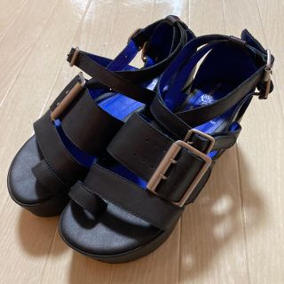 ジェフリーキャンベル(JEFFREY CAMPBELL)の【着払】【美品】　ジェフリーキャンベル　厚底サンダル(サンダル)