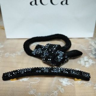 acca アッカ クリスタルメッシュ  2019AW 中小クリップ