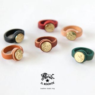 イルビゾンテ(IL BISONTE)のIL BISONTE(イルビゾンテ)  牛革　リング(リング(指輪))