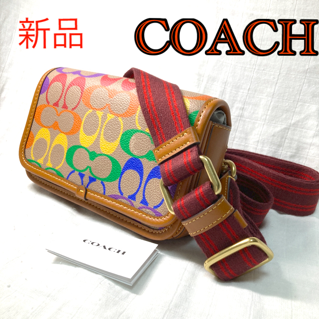 新品未使用【coach】コーチ ショルダー 斜めがけ 2WAY ポシェット