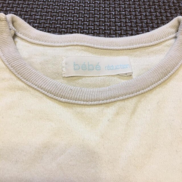 BeBe(ベベ)の【美品】bebe オーバーオール　Tシャツ　セット　80サイズ キッズ/ベビー/マタニティのベビー服(~85cm)(カバーオール)の商品写真