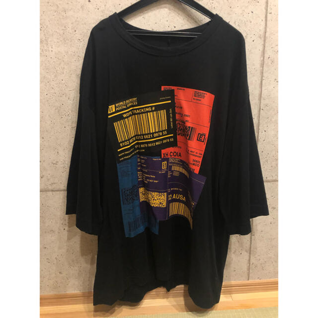 SHAREEF シャリーフ　Tシャツ　BIG-T バーコード