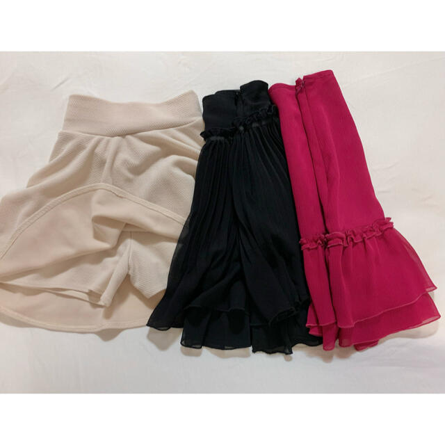 SNIDEL(スナイデル)の新品未使用 シアー ティアード フレア ミニスカート Aライン トレンド 流行 レディースのスカート(ミニスカート)の商品写真