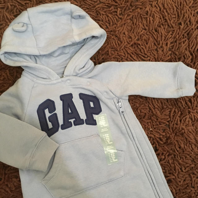 babyGAP(ベビーギャップ)の新品♡ くま耳 カバーオール キッズ/ベビー/マタニティのベビー服(~85cm)(カバーオール)の商品写真