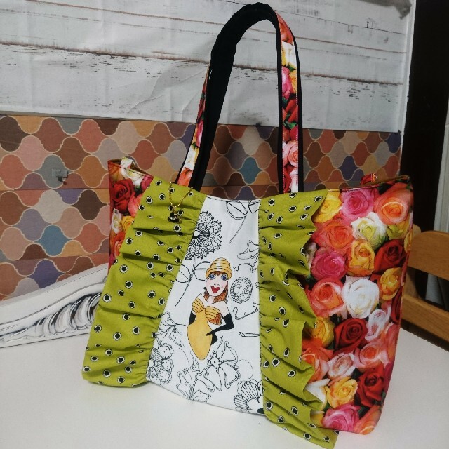 ロラライハリス ハンドメイド フリルバッグ | aosacoffee.com