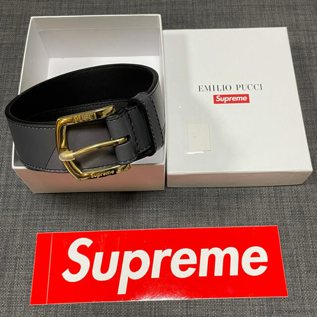 Supreme(シュプリーム)の黒 S/M Supreme Emilio Pucci Belt Black  メンズのファッション小物(ベルト)の商品写真