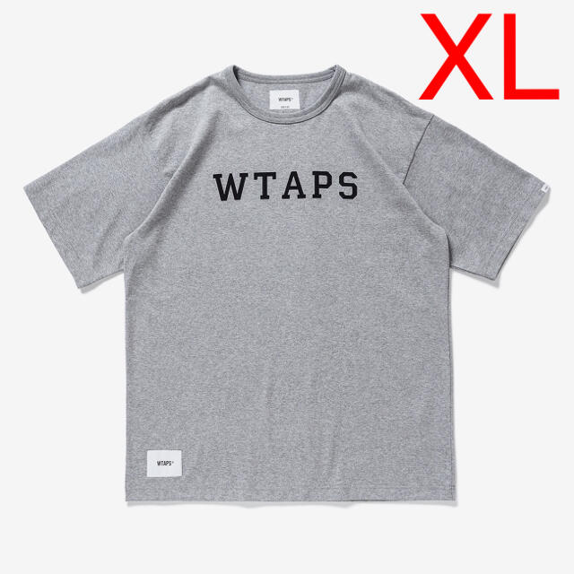 Tシャツ/カットソー(半袖/袖なし)送料込 21SS wtaps カレッジ Tシャツ XL グレー