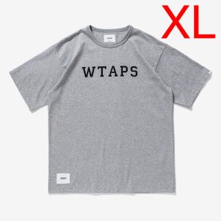 ダブルタップス(W)taps)の送料込 21SS wtaps カレッジ Tシャツ XL グレー(Tシャツ/カットソー(半袖/袖なし))