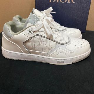 ディオール(Dior)のDIOR B27 low-top 40.5 WHITE/GRAY ホワイトグレー(スニーカー)