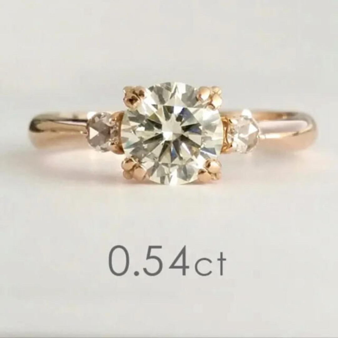 PonteVecchio(ポンテヴェキオ)の0.54ct  K18 ダイヤモンド リング 7号 レディースのアクセサリー(リング(指輪))の商品写真