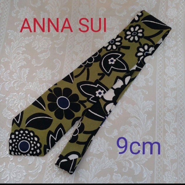 ANNA SUI(アナスイ)のANNA SUIアナスイ★ネクタイ美品／幅9cm メンズのファッション小物(ネクタイ)の商品写真