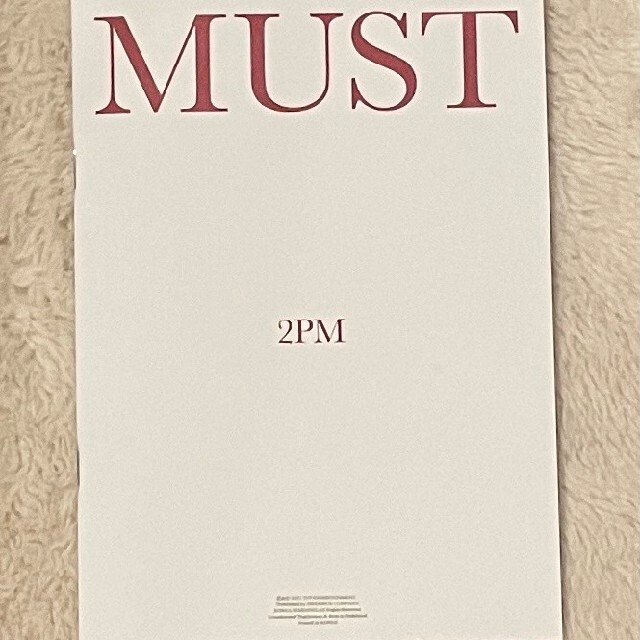 2PM MUST限定版 SPECIAL PHOTOBOOK