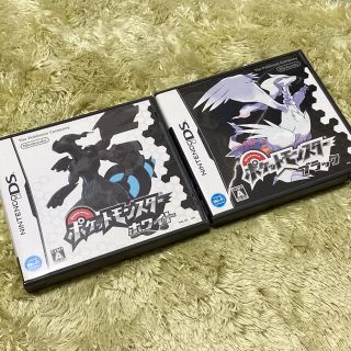 ポケモン(ポケモン)のDSソフト ポケットモンスター ブラック＆ホワイト セット(家庭用ゲームソフト)