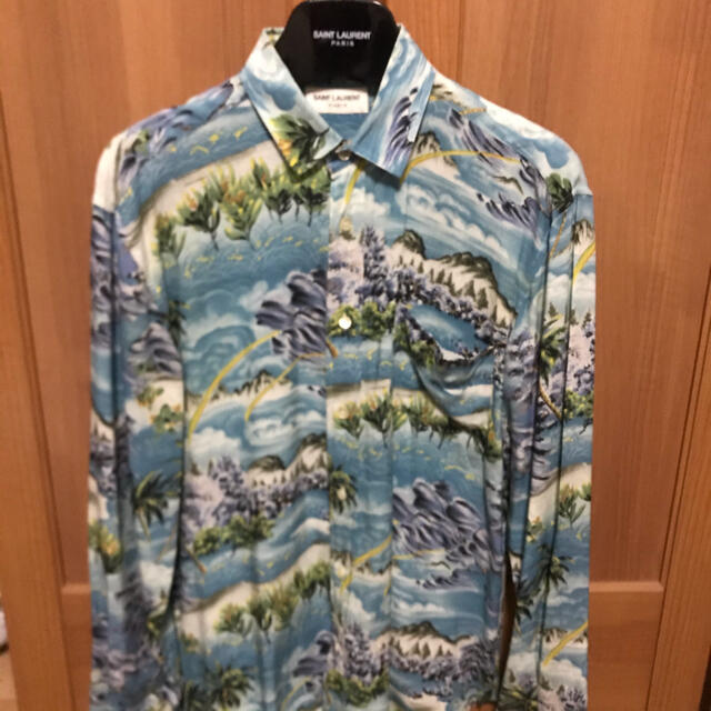 SAINT LAURENT PARIS ALOHA SHIRTS【キムタク着】-