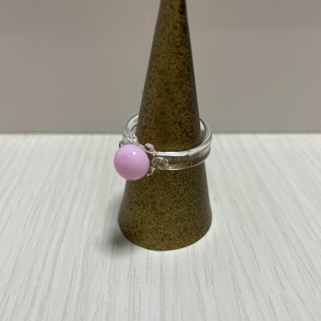 江ノ島　ガラス　指輪 レディースのアクセサリー(リング(指輪))の商品写真