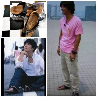 ビルケンシュトック(BIRKENSTOCK)のキムタク着BIRKENSTOCK×HTCラムゼスフラワースタッズサンダル27c(サンダル)