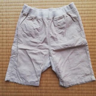 ムジルシリョウヒン(MUJI (無印良品))の無印　ベージュ　ハーフパンツ　ショートパンツ　100(パンツ/スパッツ)