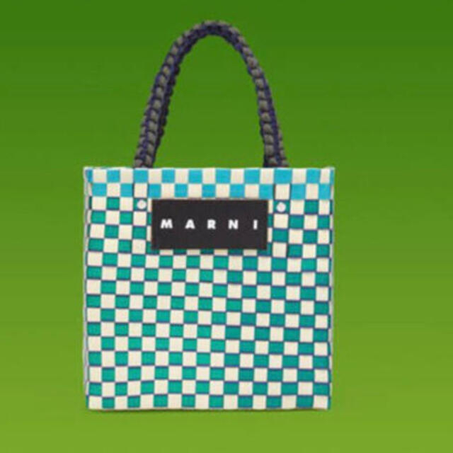 Marni(マルニ)の人気完売marniマルニカゴバックジャージーハンドピクニックバックミニ レディースのバッグ(かごバッグ/ストローバッグ)の商品写真