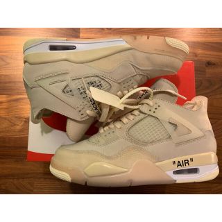 ナイキ(NIKE)のNike Air Jordan 4 Off White 25.5 sail(スニーカー)