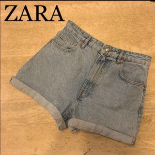 ザラ(ZARA)のZARAザラ美品❗️デニムショートパンツ❗️ Lサイズ(ショートパンツ)