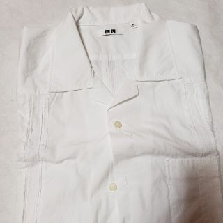 ユニクロ(UNIQLO)のUNIQLO U キューバシャツ　サイズM 　半袖(シャツ)