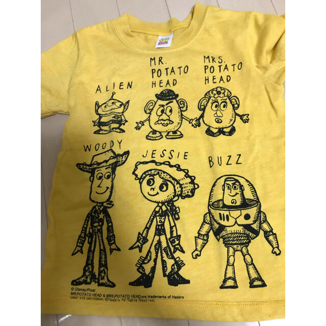 西松屋(ニシマツヤ)のUSED★キッズ★Tシャツ★ハーフパンツ★上下セット★トイストーリー★西松屋★ キッズ/ベビー/マタニティのキッズ服男の子用(90cm~)(Tシャツ/カットソー)の商品写真