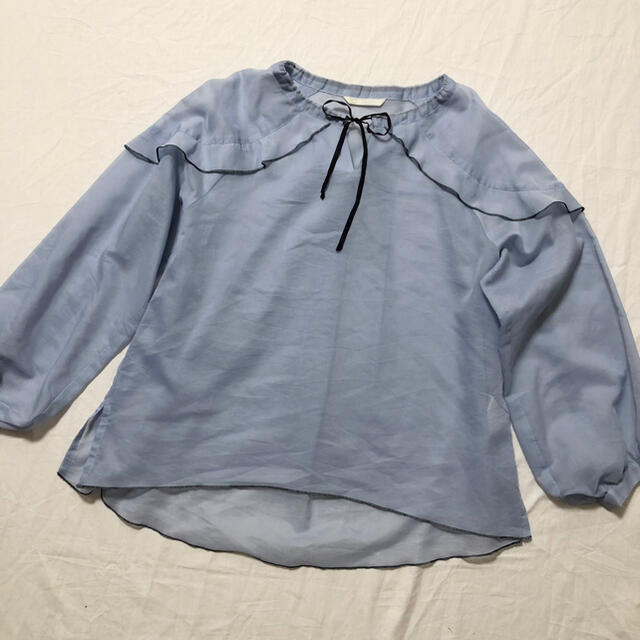 【正規取扱店】 Ameri blouse♡ ribbon - VINTAGE シャツ+ブラウス(長袖+七分)