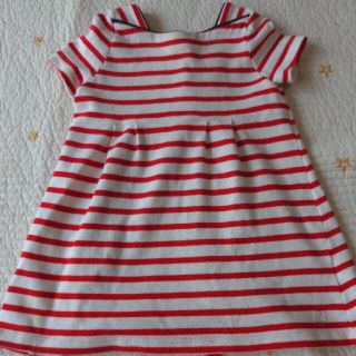 プチバトー(PETIT BATEAU)のプチバトーボーダーワンピース(ワンピース)