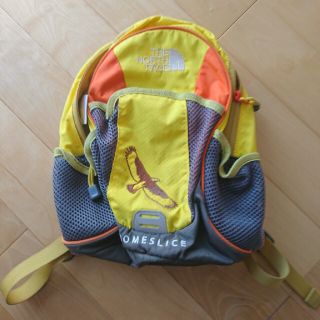 ザノースフェイス(THE NORTH FACE)のノースフェイス キッズ リュックサック 保温冷 幼児 イエロー 黄色(リュックサック)