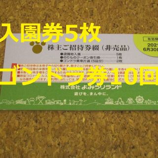 よみうりランド 株主優待 ゴンドラ 入園 のりもの券なし(遊園地/テーマパーク)
