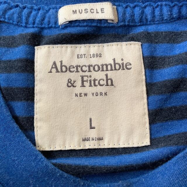 Abercrombie&Fitch(アバクロンビーアンドフィッチ)のアバクロ　Tシャツ　L メンズのトップス(Tシャツ/カットソー(半袖/袖なし))の商品写真