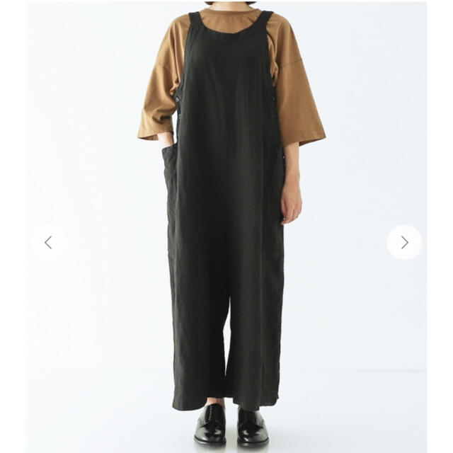 nest Robe*リネンワイドサロペット-