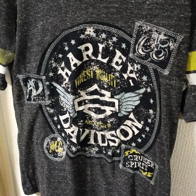 Harley Davidson(ハーレーダビッドソン)のハーレーダビッドソン　半袖Tシャツ　美品 レディースのトップス(Tシャツ(半袖/袖なし))の商品写真