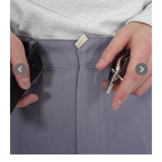 サバイ saby POLY WORK PANT 紫　パープル メンズのパンツ(ワークパンツ/カーゴパンツ)の商品写真