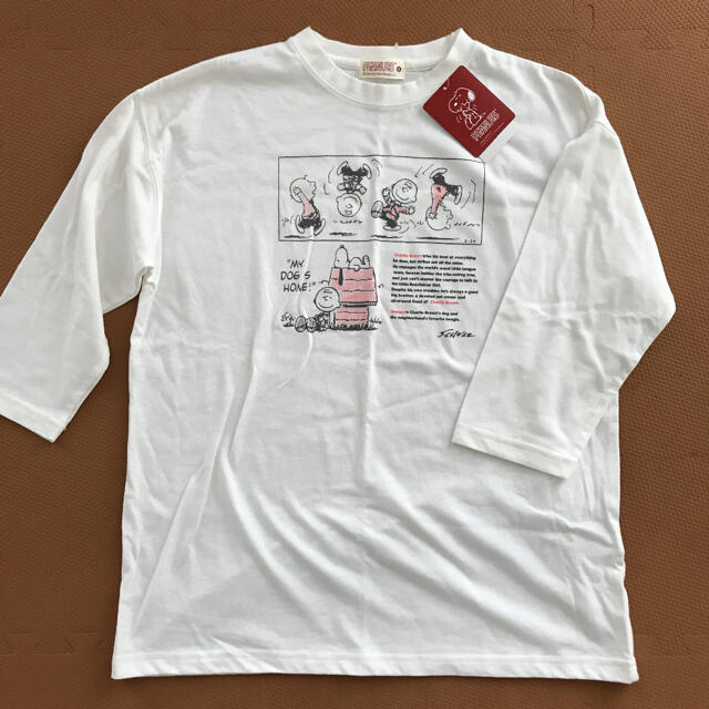 SNOOPY(スヌーピー)の新品 ハニーズ チャーリーブラウン 七分袖Tシャツ スヌーピー S レディースのトップス(Tシャツ(長袖/七分))の商品写真