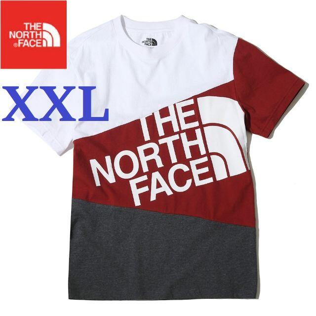 海外限定 ノースフェイス Tシャツ 半袖 ビックロゴ 兼用 2XL K153D