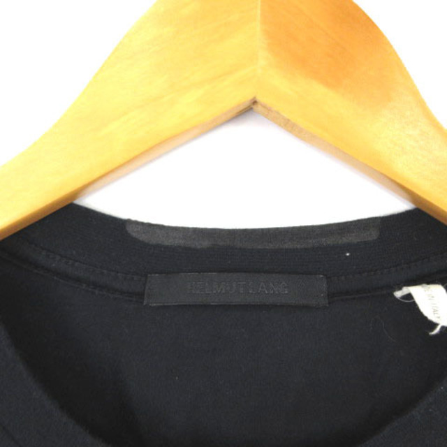 HELMUT LANG(ヘルムートラング)のヘルムートラング Tシャツ カットソー 半袖 ライン 黒 ブラック S メンズのトップス(Tシャツ/カットソー(半袖/袖なし))の商品写真