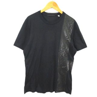 ヘルムートラング(HELMUT LANG)のヘルムートラング Tシャツ カットソー 半袖 ライン 黒 ブラック S(Tシャツ/カットソー(半袖/袖なし))