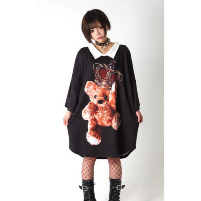 MILKBOY - TRAVAS TOKYO Crown bear BIG Tシャツ 王冠 くま の通販 by