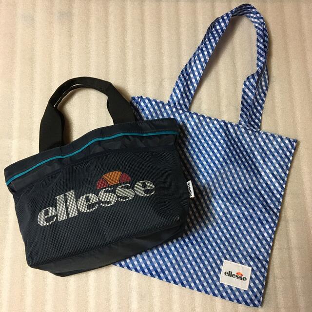 ellesse(エレッセ)のエレッセトートバッグ　2個セット スポーツ/アウトドアのテニス(バッグ)の商品写真