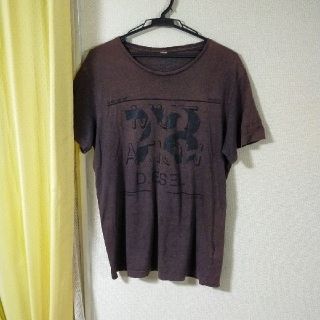 ディーゼル(DIESEL)のDIESEL 半袖Tシャツ　ブラウン(Tシャツ/カットソー(半袖/袖なし))