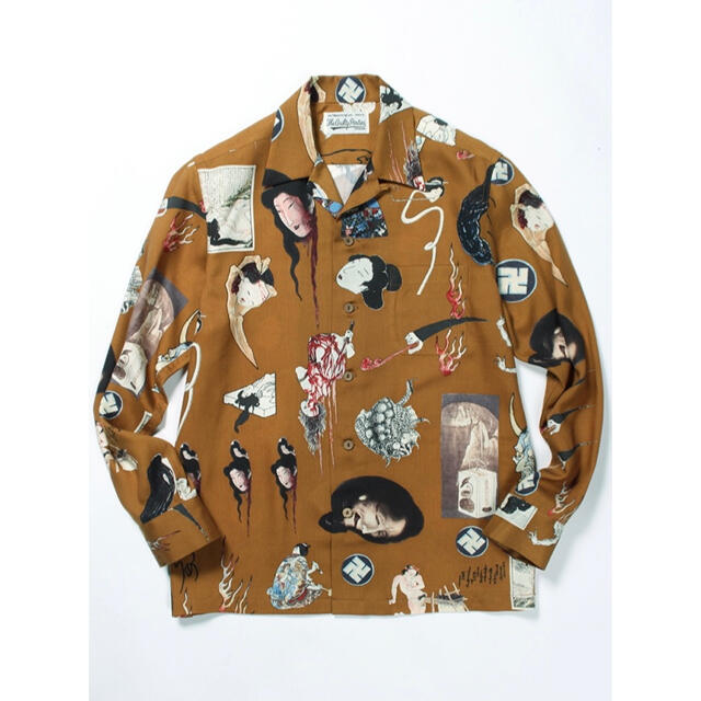 WACKO MARIA - 求 17FW WACKO MARIA 天国東京お化け図 ブラウン お化け