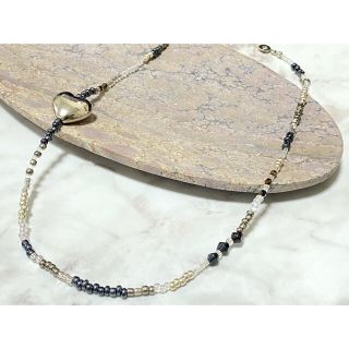 ステュディオス(STUDIOUS)のSILVER Heart mix necklace シルバー　ハート　ネックレス(ネックレス)