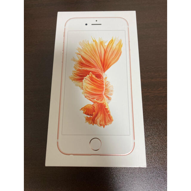 iPhone(アイフォーン)のiPhone 6s ロゼゴールド　新品未使用　32GB ワイモバイル契約 スマホ/家電/カメラのスマートフォン/携帯電話(スマートフォン本体)の商品写真