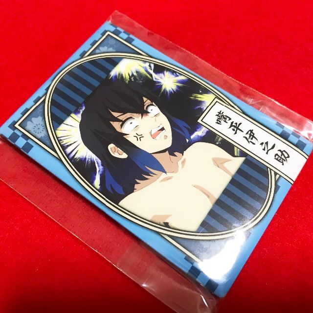 鬼滅の刃☆嘴平伊之助(はしびらいのすけ)スクエア缶バッジ/縦8 鬼滅の刃☆嘴平伊之助(はしびらいのすけ)スクエア缶バッジ/縦8