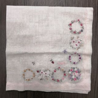 WAKO　刺繍ハンカチ(ハンカチ)