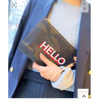 アパルトモンドゥーズィエムクラス(L'Appartement DEUXIEME CLASSE)のL'Appartement Hello Bonjour Pouch(ポーチ)