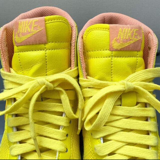 NIKE - NIKE ハイカット スニーカー イエロー 24㌢の通販 by NIKE - NIKE ハイカット スニーカー イエロー 24㌢の通販 by
